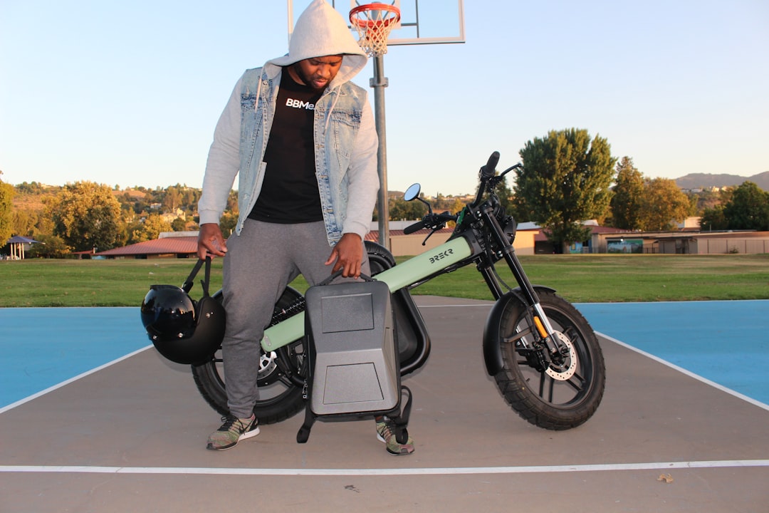 Photo Electric motorcycle